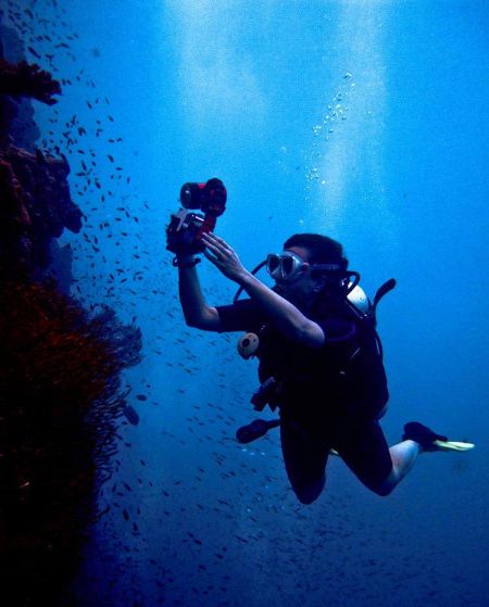 diver-at-Bida-Nai-Koh-Phi-Phi-Thailand